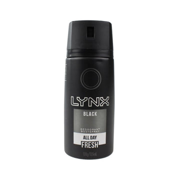 2 Pack x Lynx Black Deodorant Bodyspray All Day Fresh - 155mL